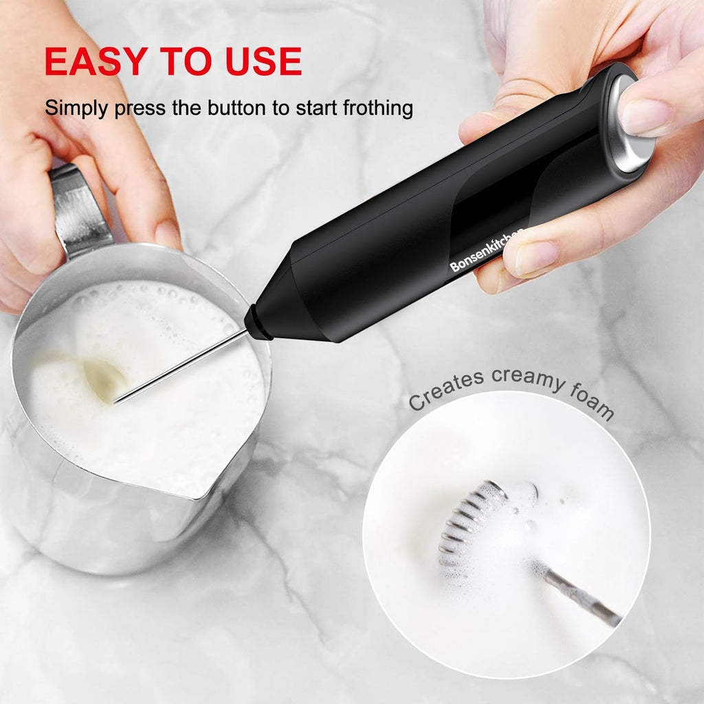 Battery Operated Black Milk Frother I8398