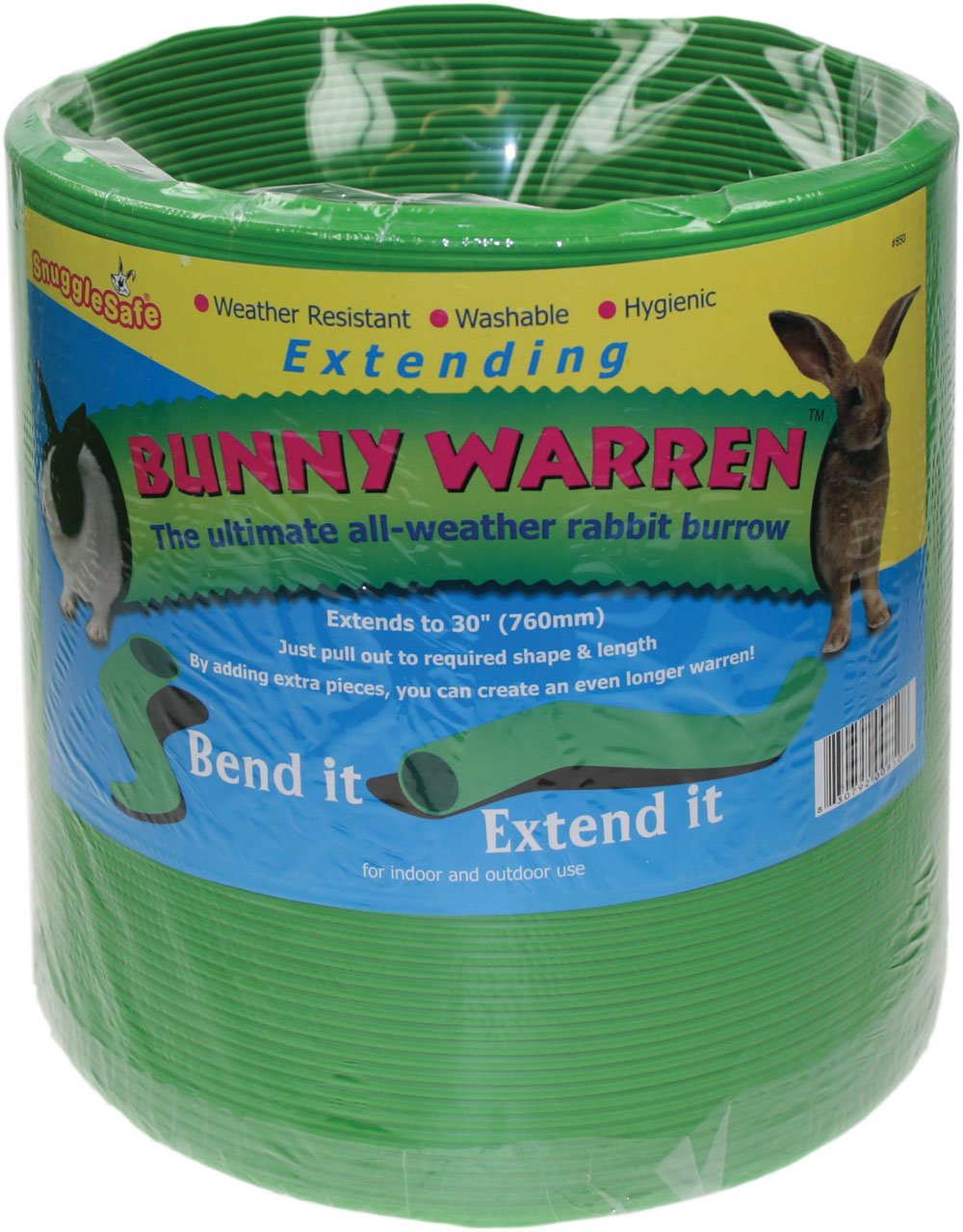 Green Flexible Bunny Warren Fun Tunnel T3766