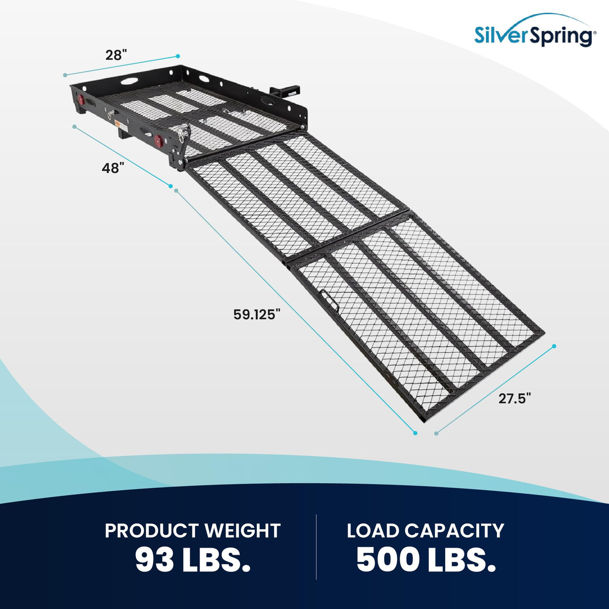 Folding Steel Wheelchair Scooter Carrier B867146