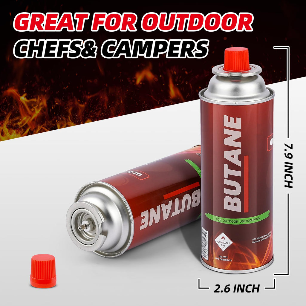 8oz Butane Fuel Canisters Pack of 4 P536