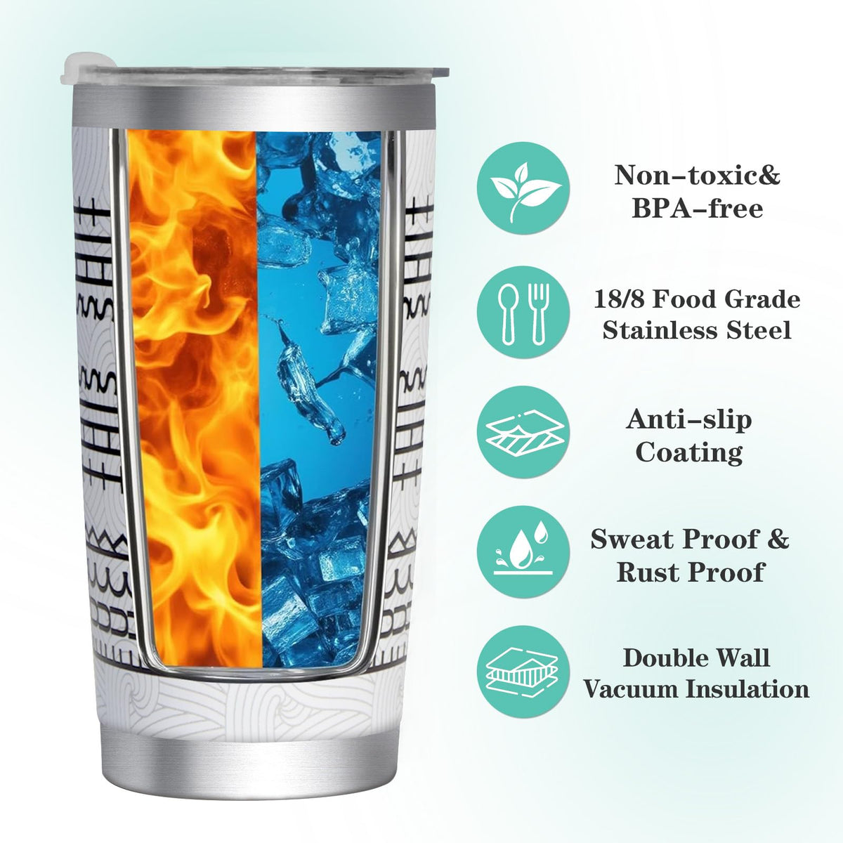 20oz Stainless Steel Travel Tumbler K965419