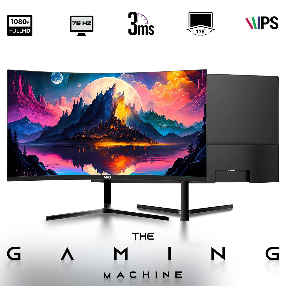 Gaming Tower PC, i5 8th Gen, 16GB RAM, 1TB Nvme A7366