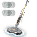 Steam Mop with Dual Rotating Pads, 15.2 fl oz Tank, 6 Washable Pads C7362