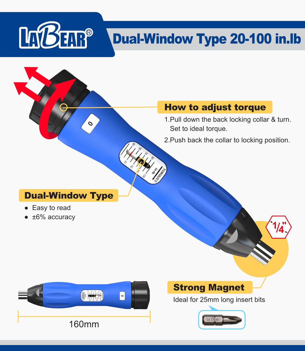 23-Piece Torque Screwdriver Set D421