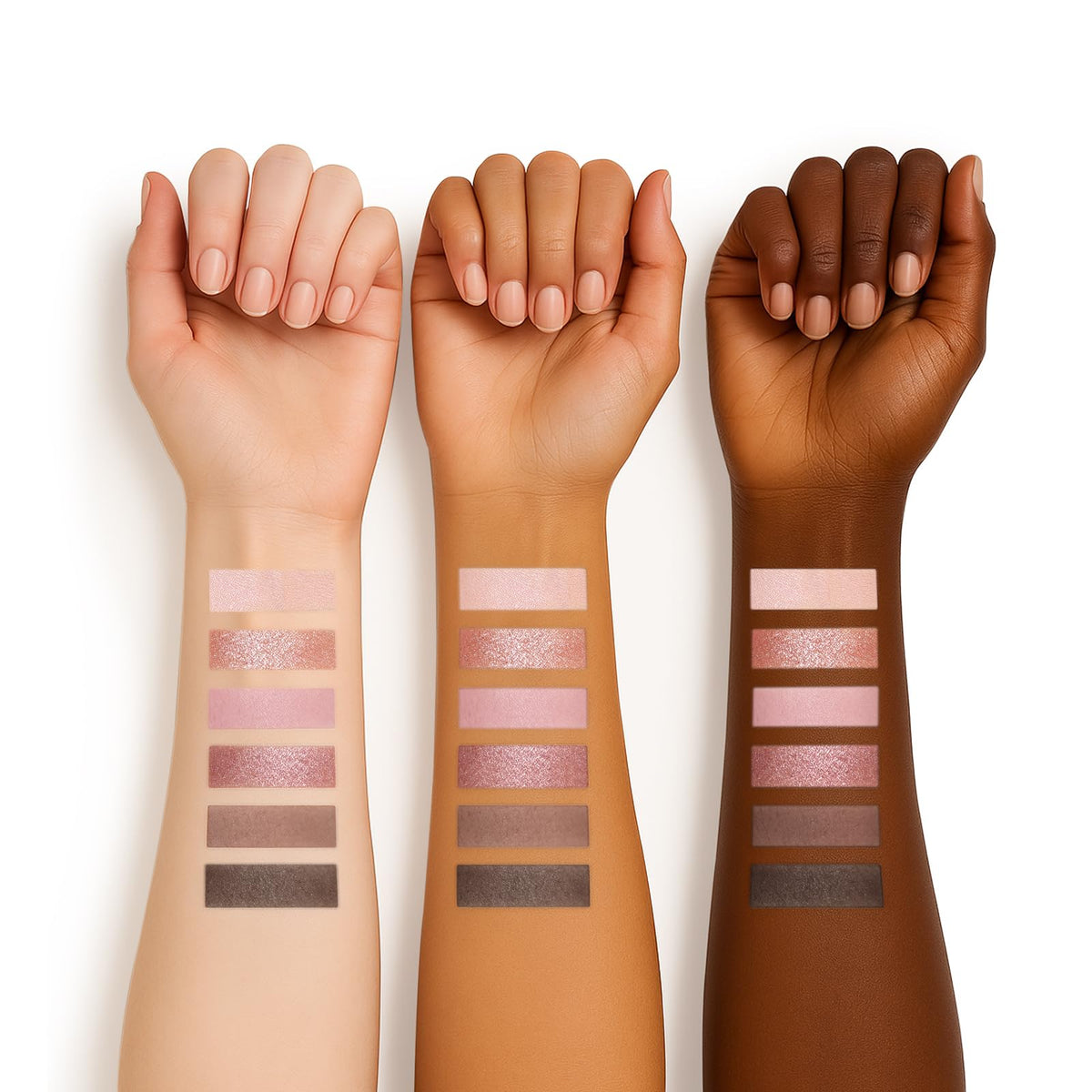 6-Color Matte and Shimmer Eyeshadow Palette with Brush K778