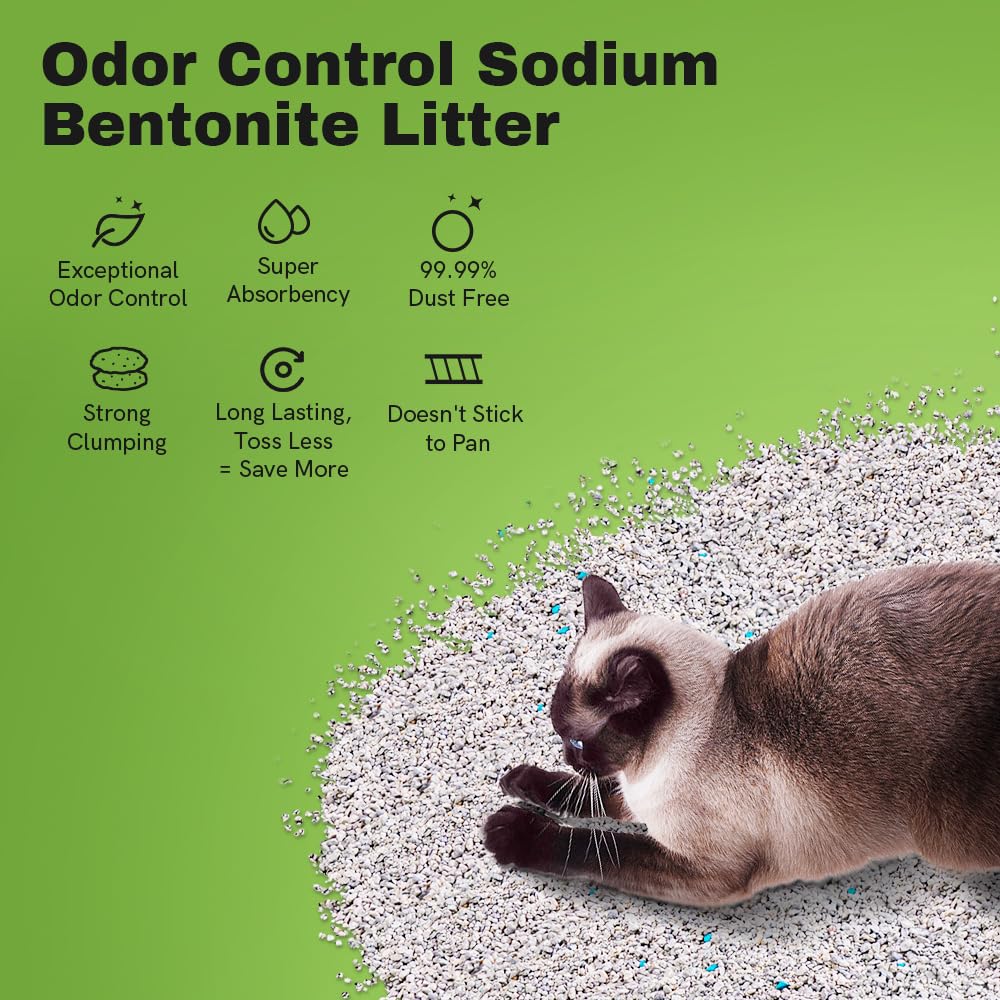 Sodium Bentonite Clumping Cat Litter 10 lb R78341
