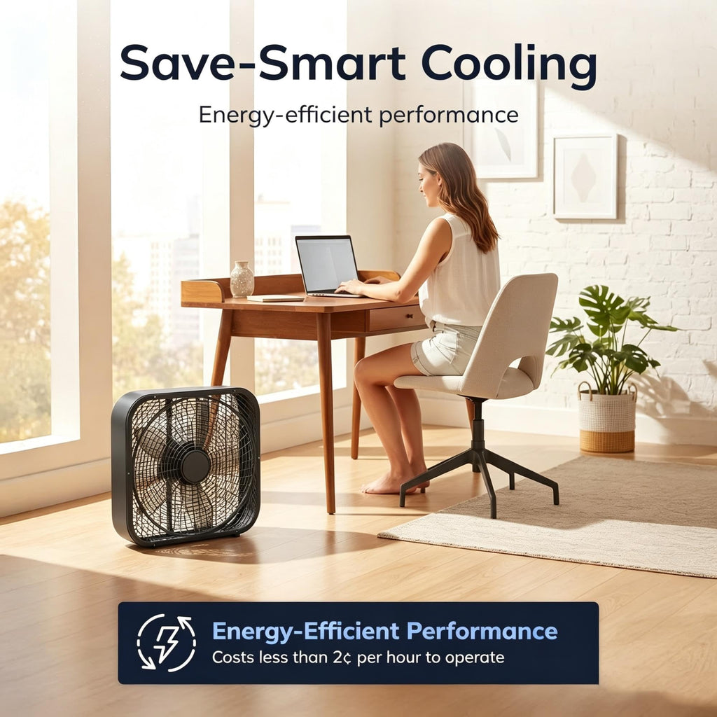 20 Inch 3 Speed Portable Box Fan S219491