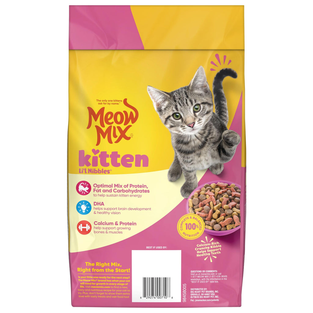 Dry Cat Food for Kittens, 4 Bags M22401