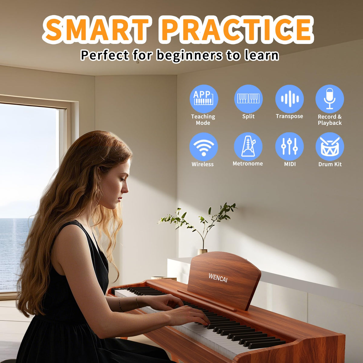 88-Key Fully Weighted Digital Piano Q603666