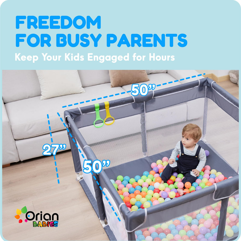 Baby Playpen 50x50 Grey E7158