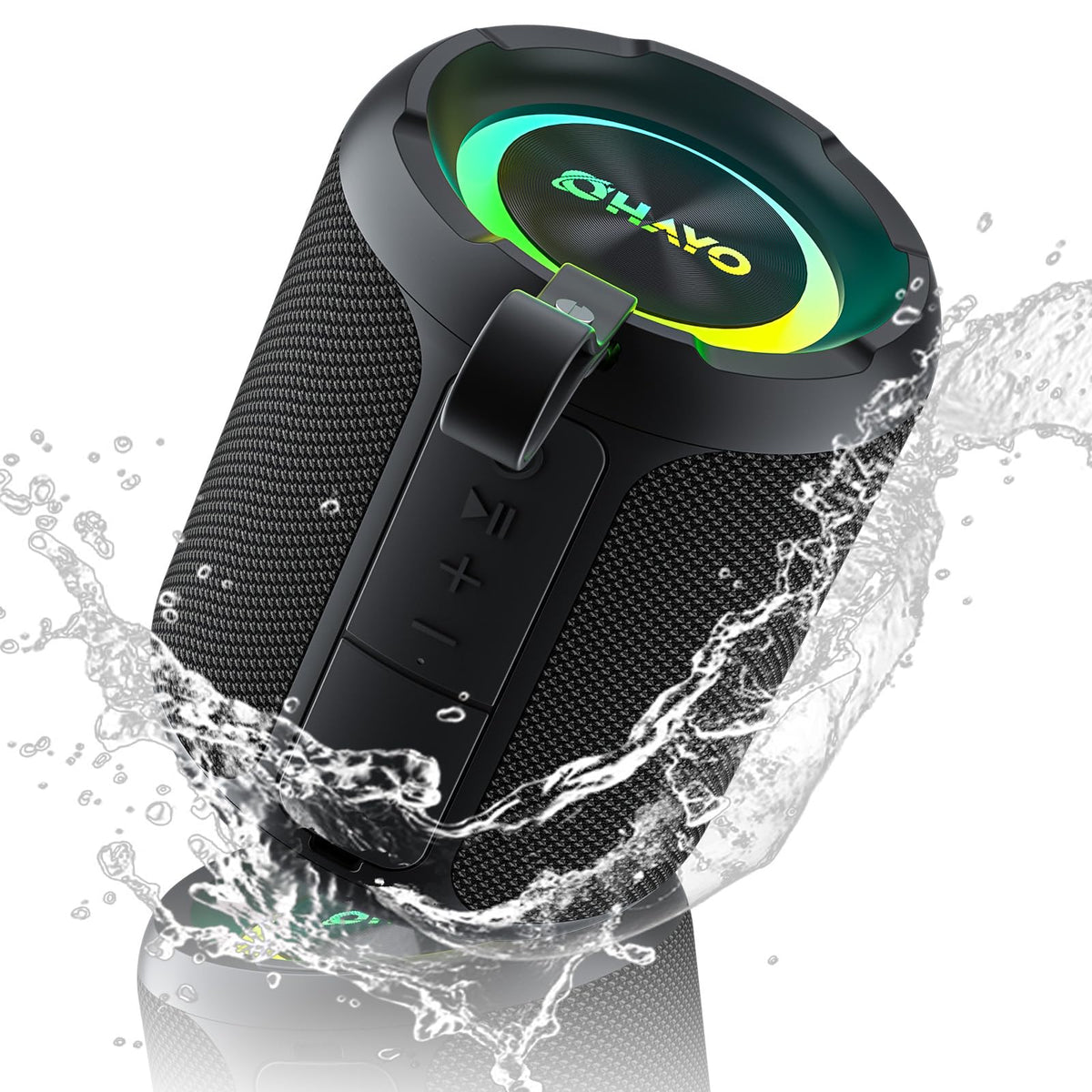 40W Wireless Portable Bluetooth Speaker with Lights, IPX7 Waterproof B72722