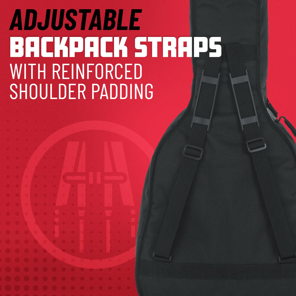 Foam Padded Acoustic Bass Guitar Gig Bag Z337716