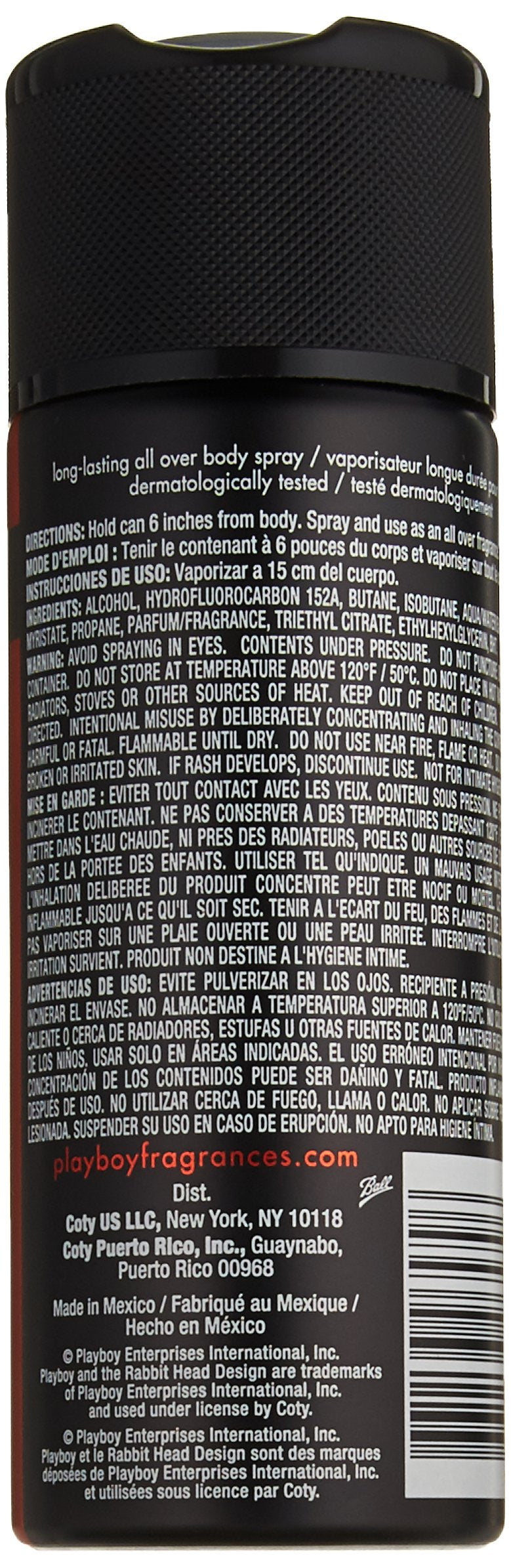 4 oz Musk Amber Vanilla Body Spray Z5678