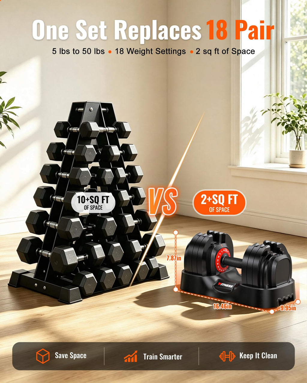 Adjustable Dumbbell Set H19735
