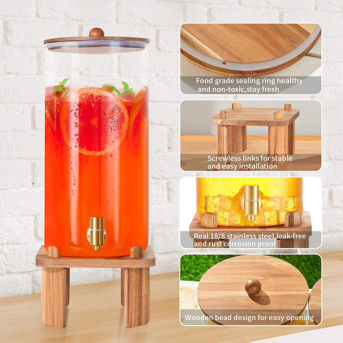 3 Gallon Drink Dispenser with Stand J9483