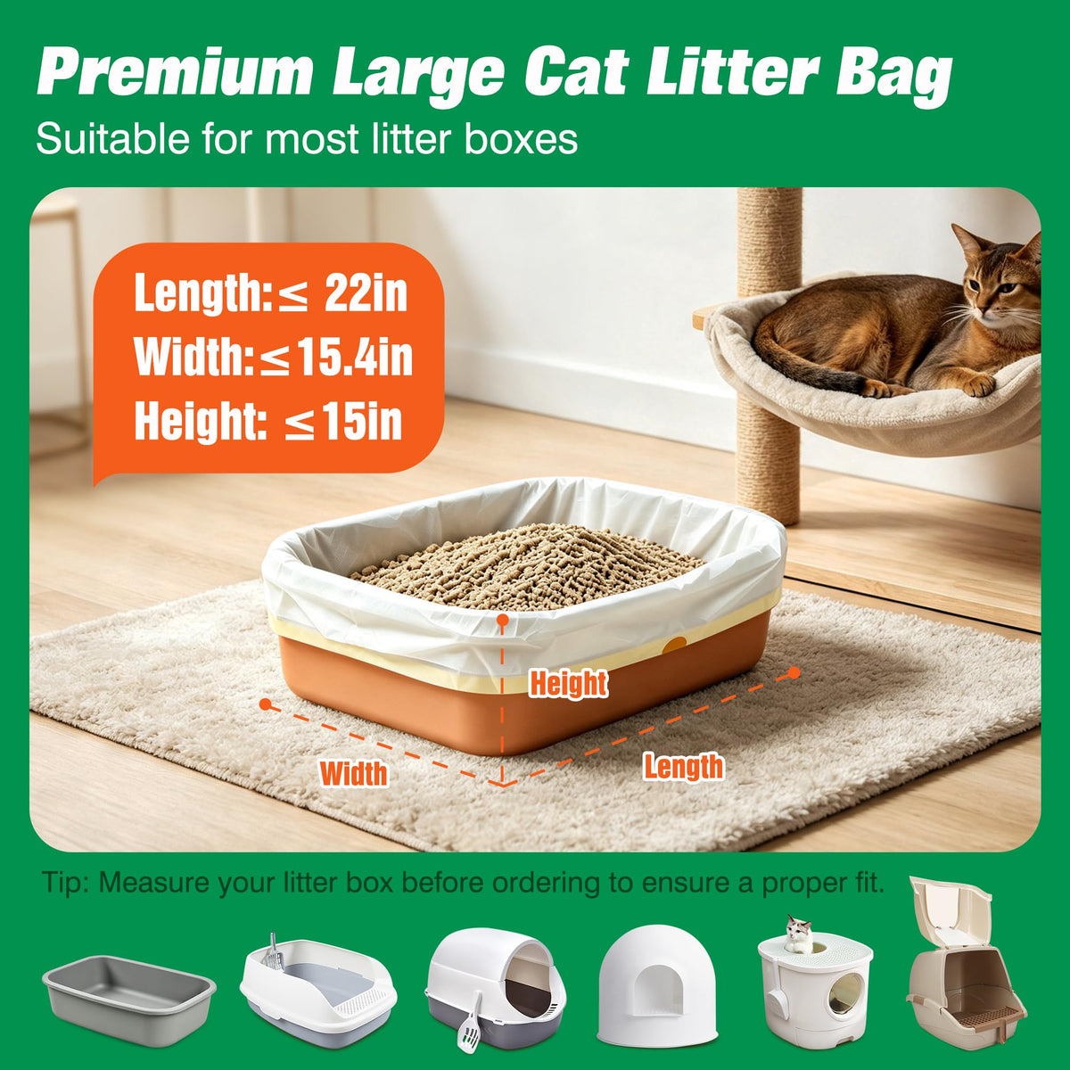 Sifting Litter Box Liners 14 Count W263
