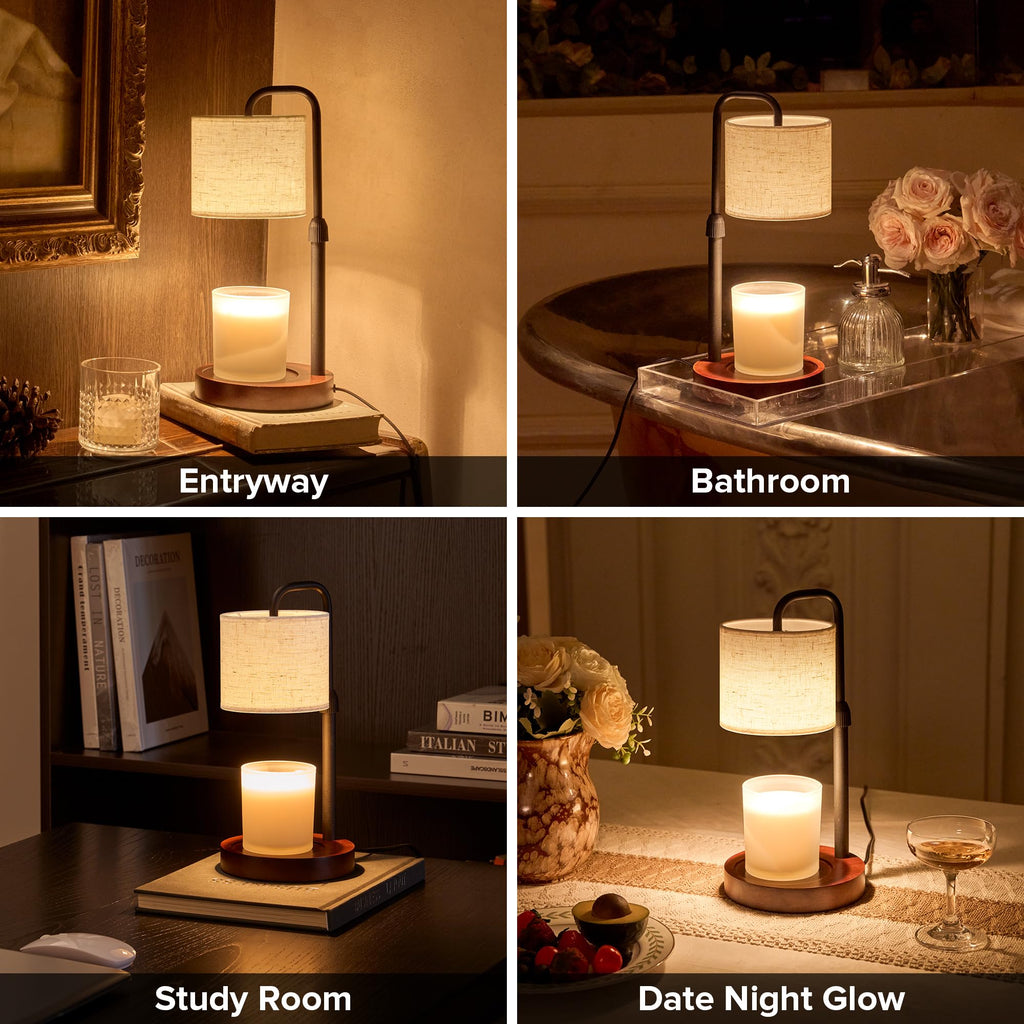 Dimmable Candle Warmer Lamp with Timer U137035