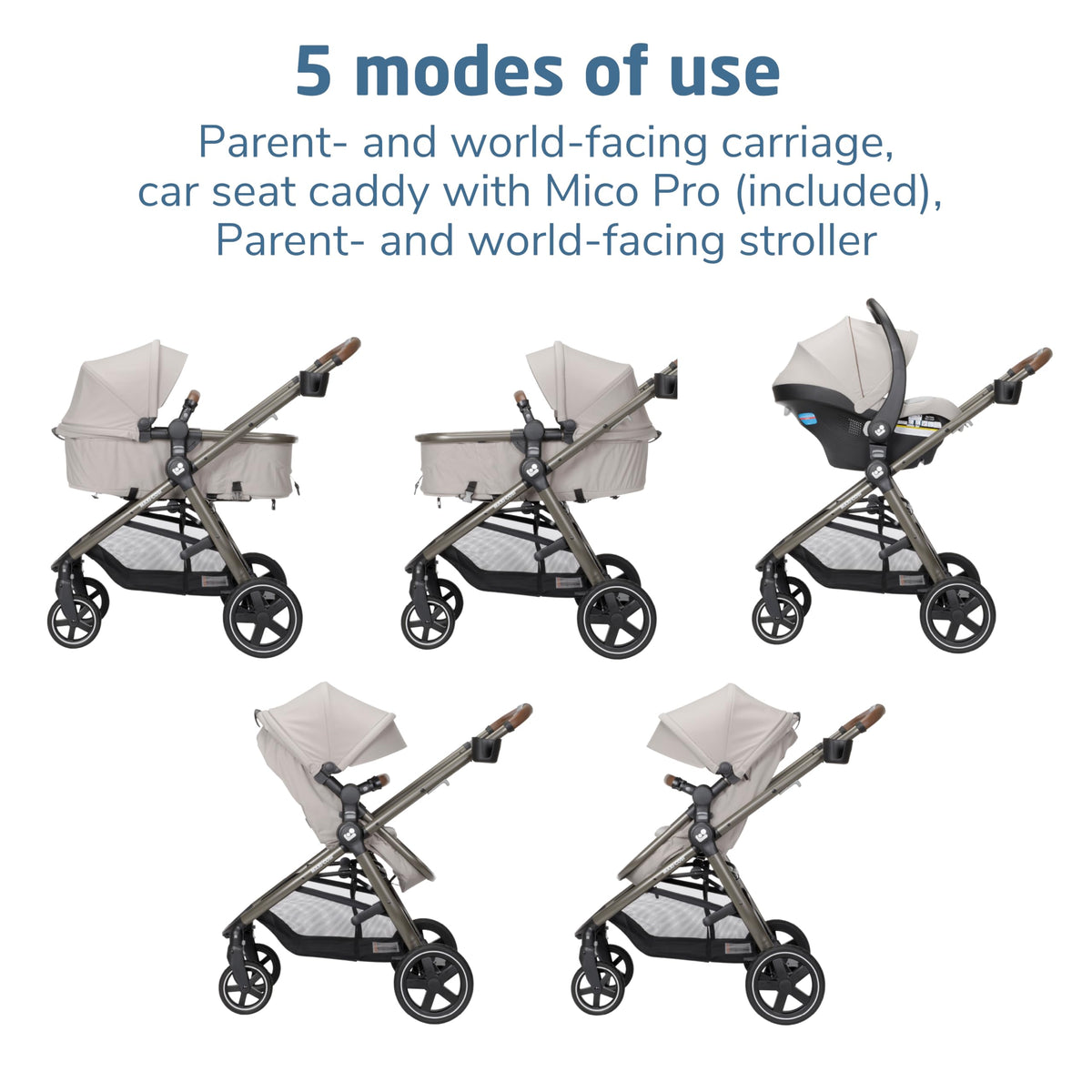 Tan 5-in-1 Modular Travel System N138875