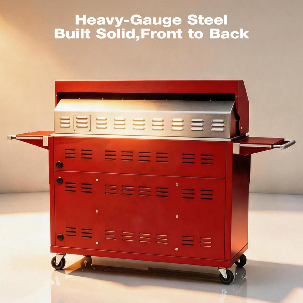 49" 304 Stainless Steel Gas Grill 4 Burner 99,000 BTU S9972
