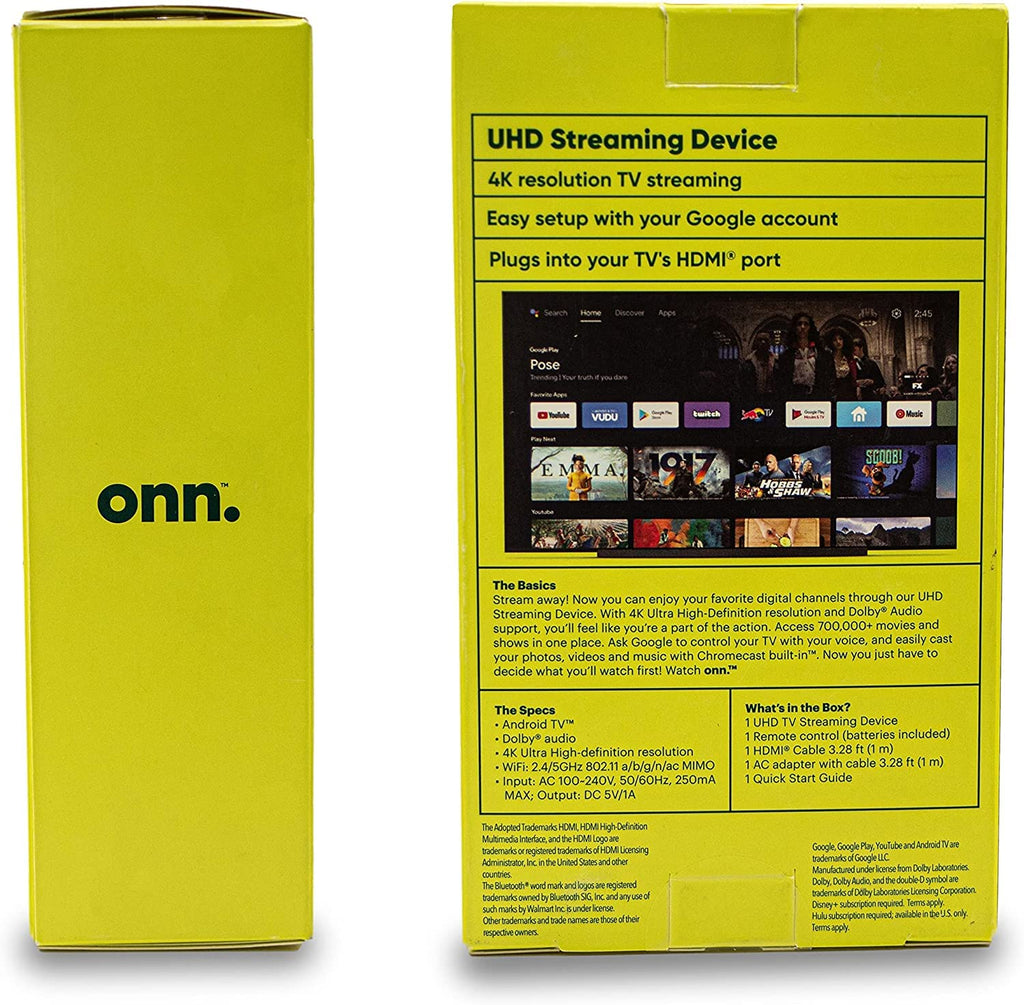 4K UHD Streaming Device with Voice Remote Control P496707