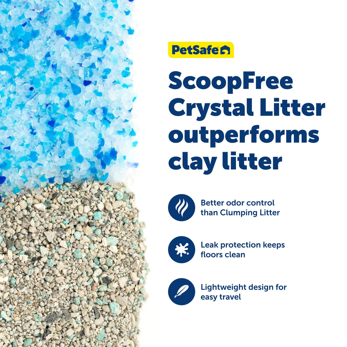 Disposable Litter Box, Fresh Scent, 4.3Lb Bag K937746
