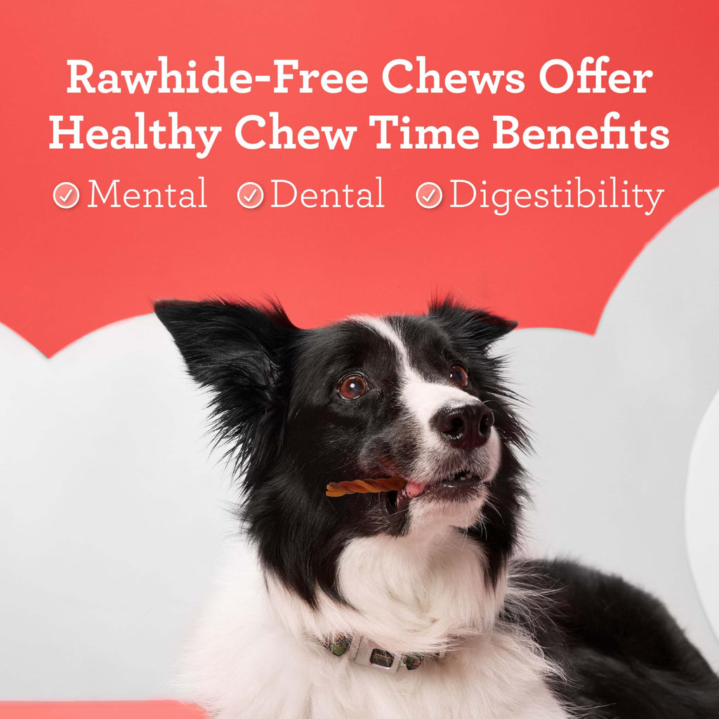Rawhide-Free Dog Treats with Real Protein, 25 Count M42277