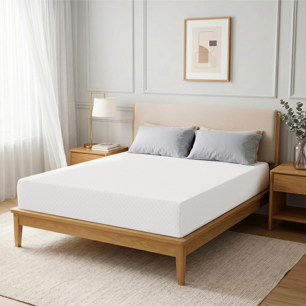 Twin Memory Foam Mattress 5 Inch Green Tea Infused L815