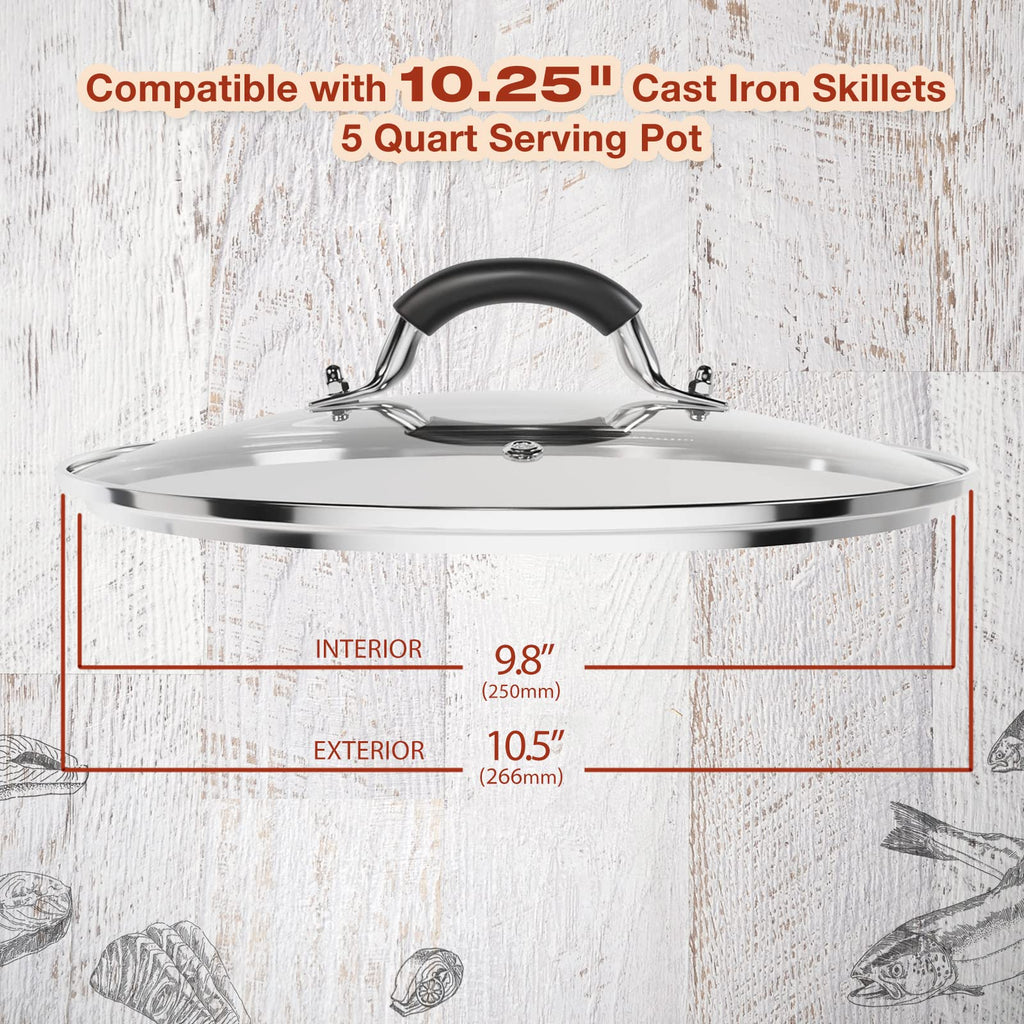 10.25 Inch Tempered Glass Lid G37977