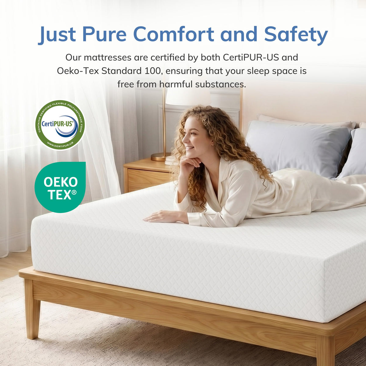 Twin Memory Foam Mattress 5 Inch Green Tea Infused L815