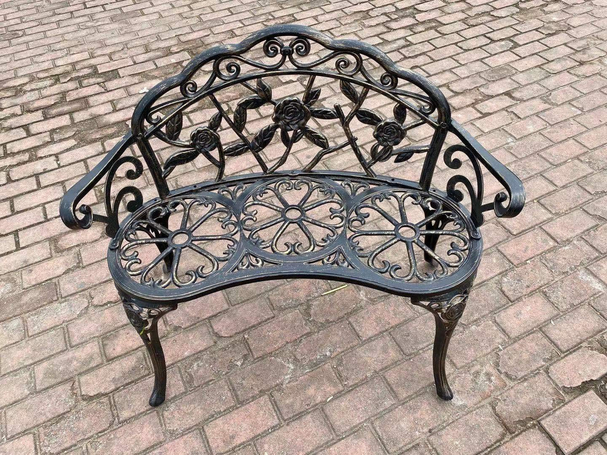Cast Aluminum Patio Bench F755