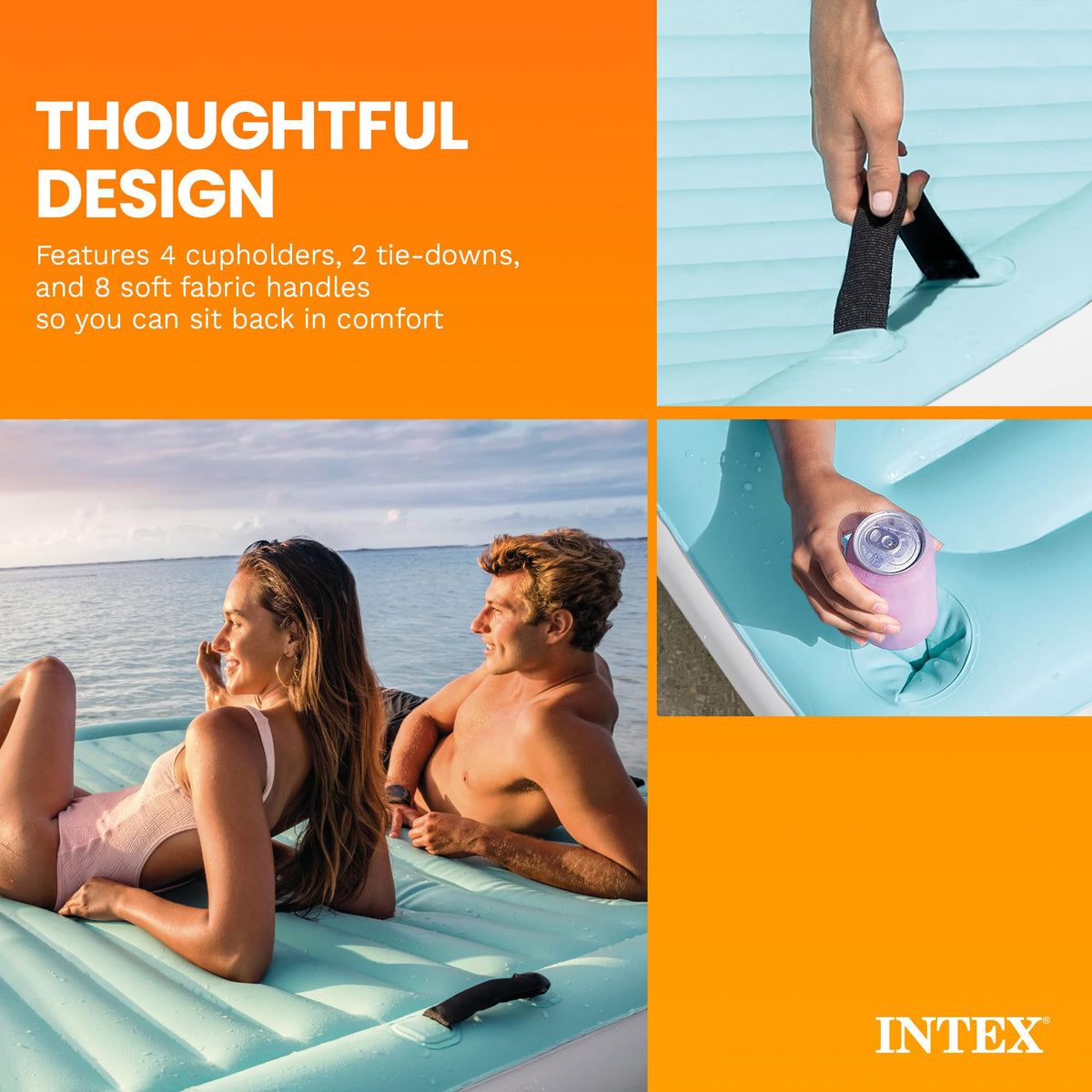 Inflatable Floating Water Lounge Mat Z317792