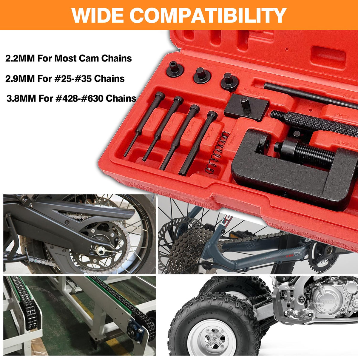 13-Piece Chain Breaker Rivet Tool Set N162