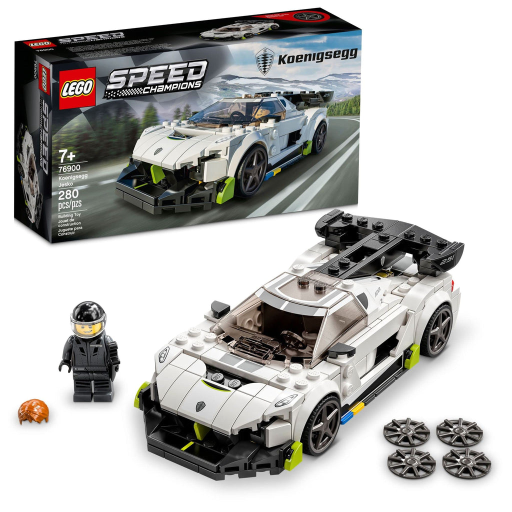 Racing Sports Car Toy with Driver Minifigure H438
