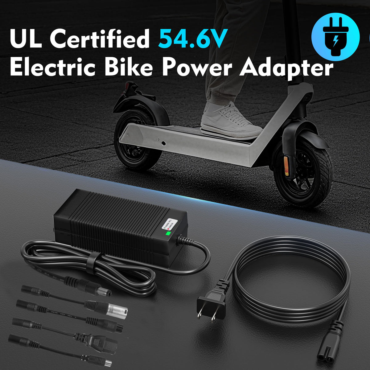 54.6V Charger for 48V Lithium Batteries W240504