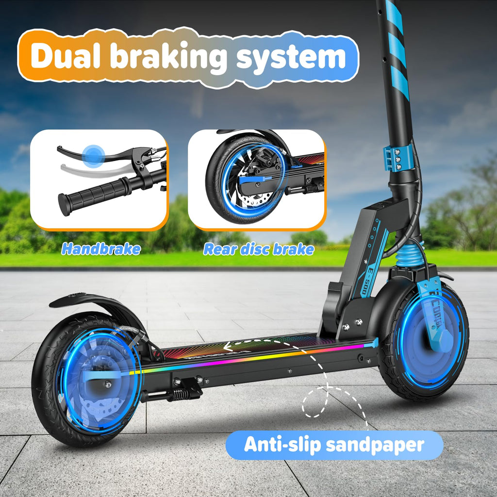 Electric Scooter Kids 8-16, 8-8.5" Solid Tires, 200-350W, UL2272 L389803