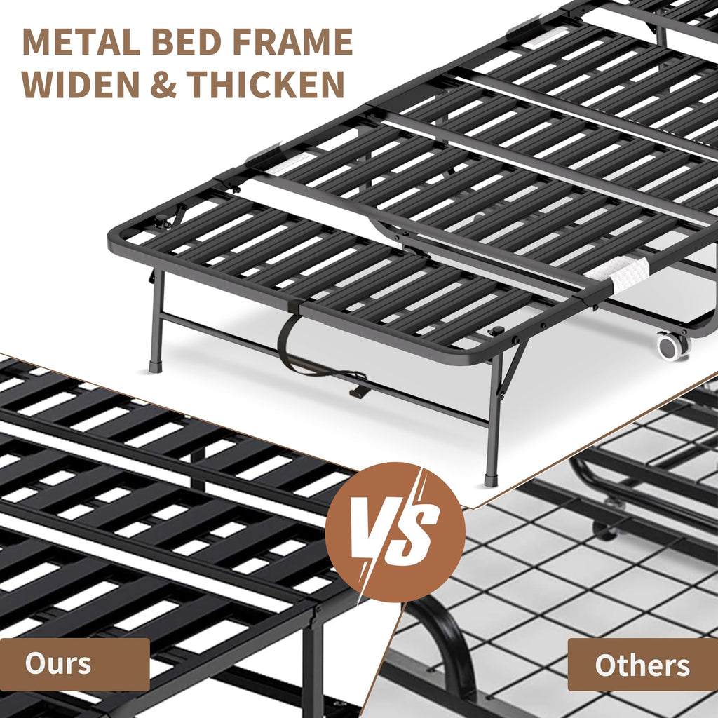 Folding Bed with Mattress & Headboard K423964