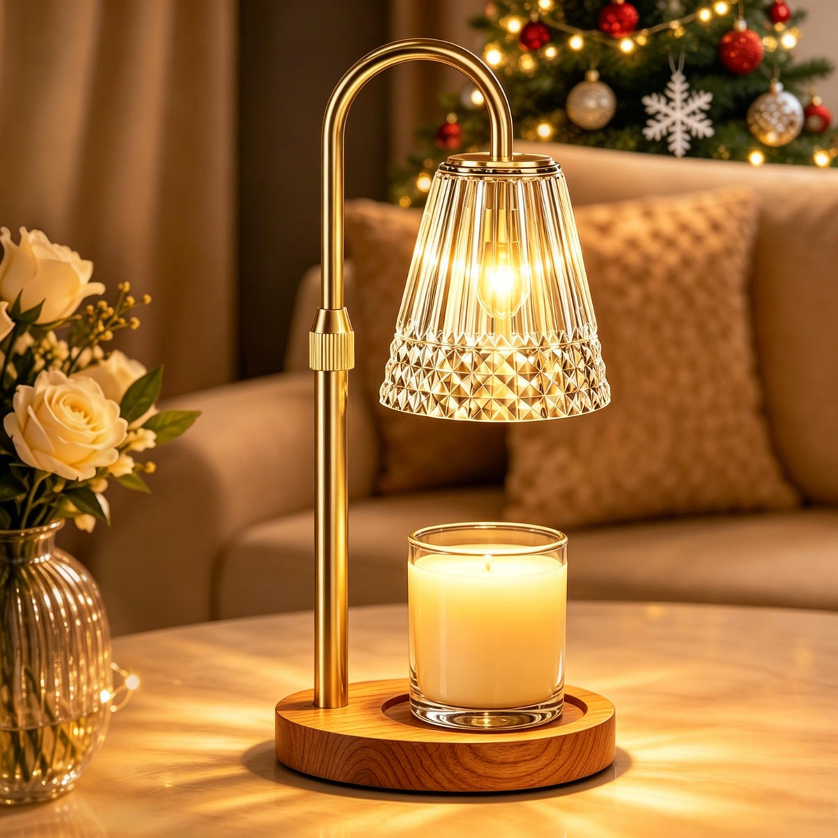 Dimmable Height Adjustable Candle Warmer Lamp with Timer V9267