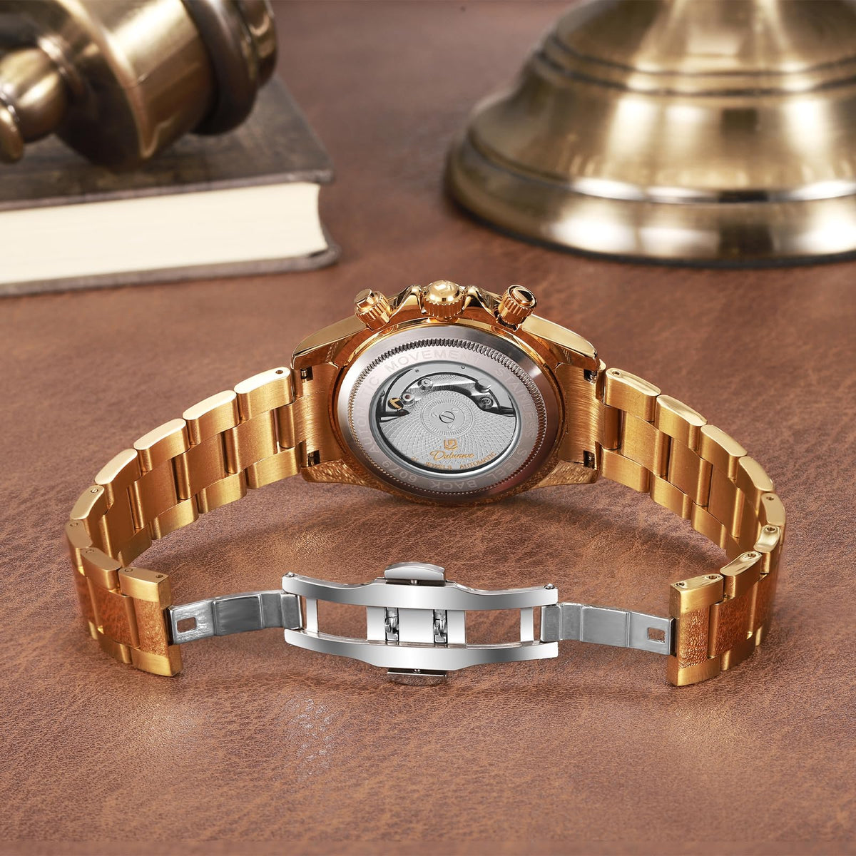 Men's Automatic Stainless Steel Mechanical Watch F5091