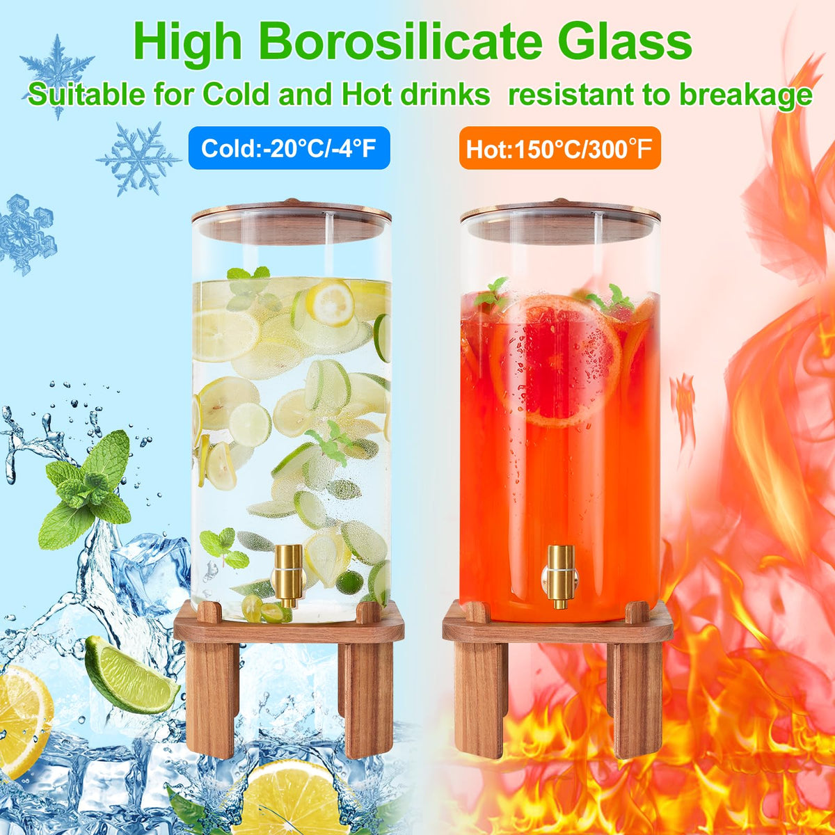 3 Gallon Drink Dispenser with Stand J9483