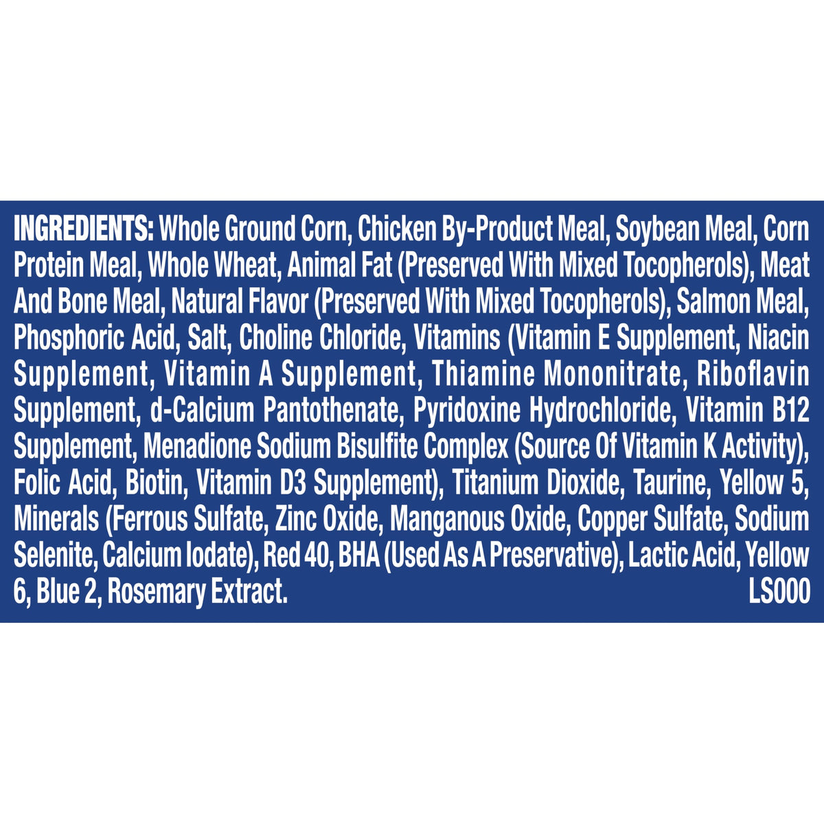 Chicken Beef Salmon Dry Cat Food 3.15 lb. Bag A371511