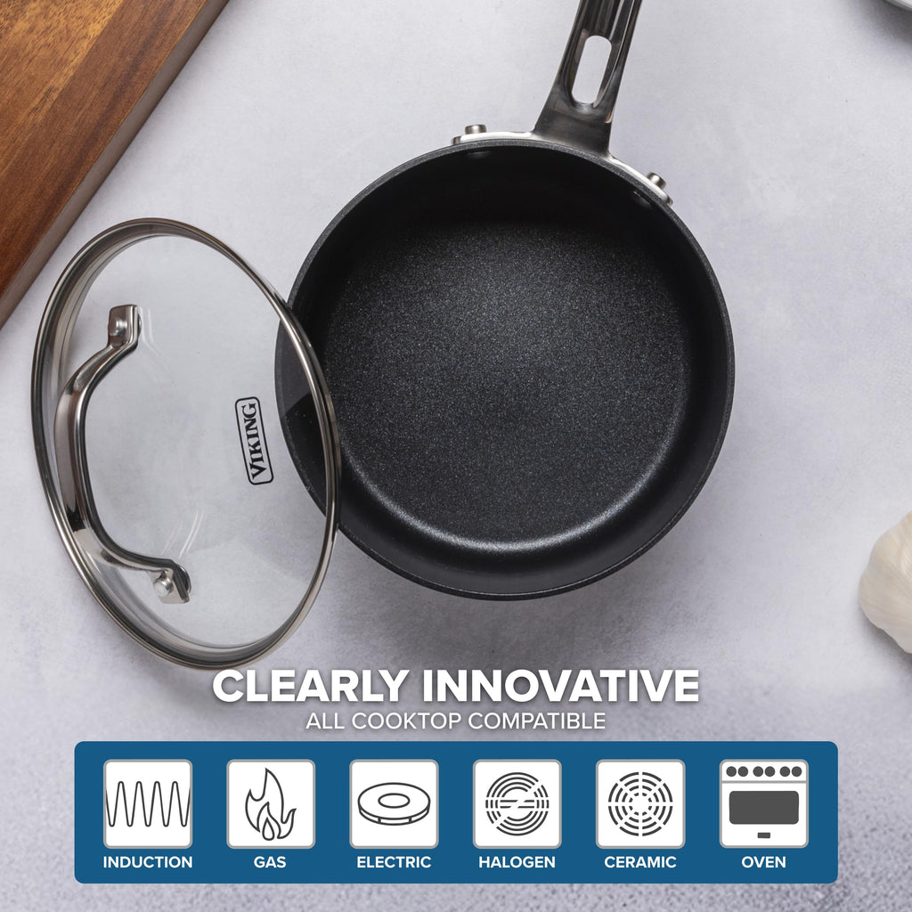 12 Piece Hard Anodized Ceramic Nonstick Cookware Set M813643