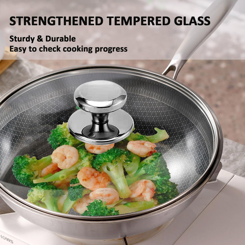 3 pcs Glass Lid Replacement Set (8 In + 10.25 In + 12 In) F652