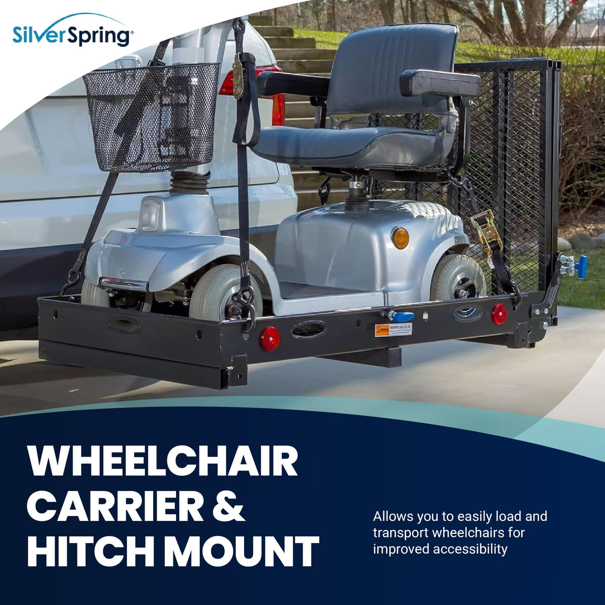 Folding Steel Wheelchair Scooter Carrier B867146