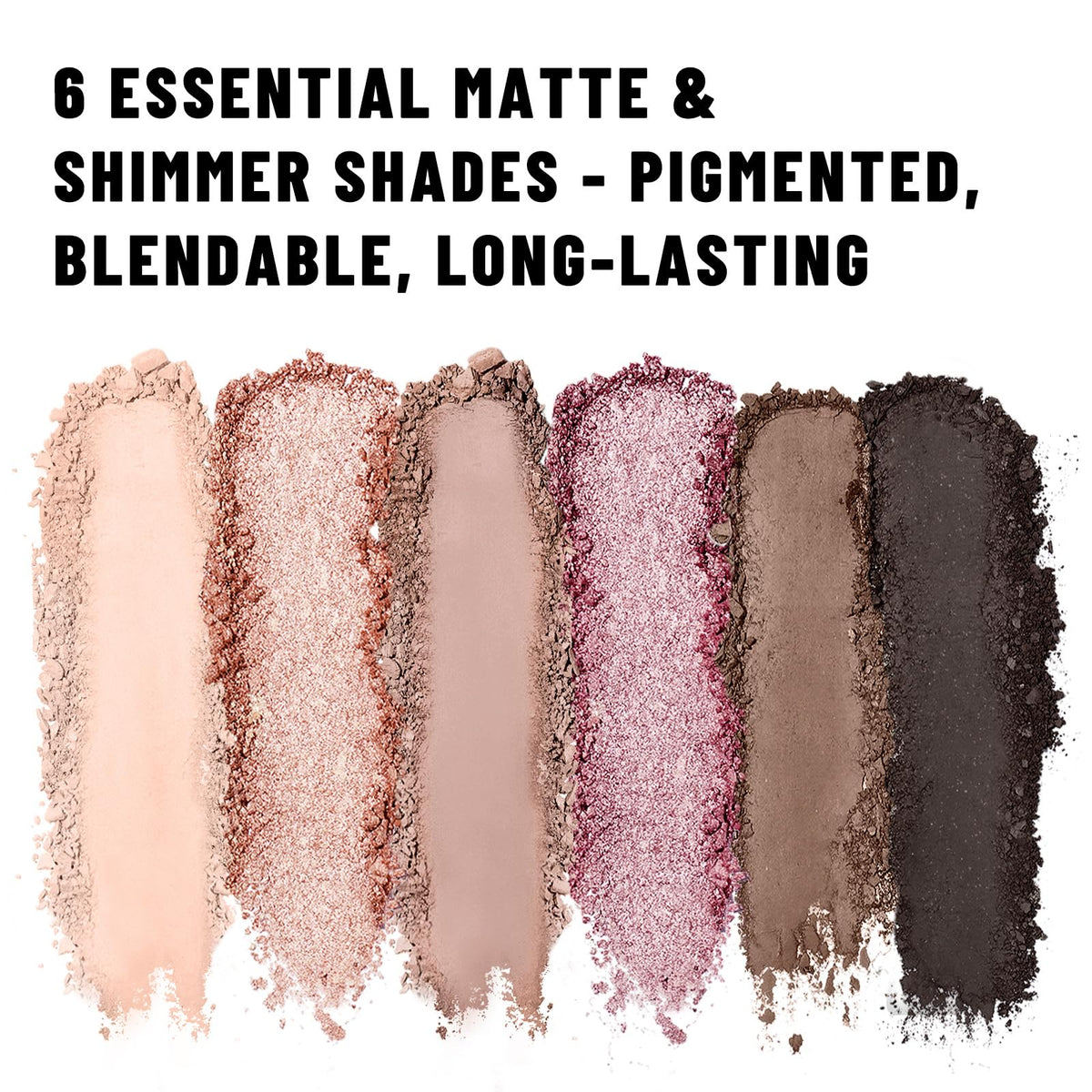 6-Color Matte and Shimmer Eyeshadow Palette with Brush K778