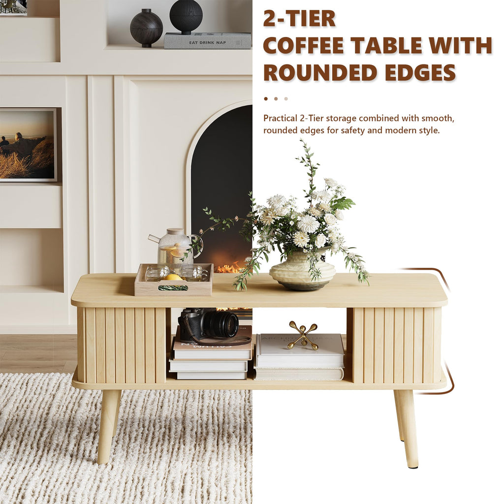 Coffee Table with Storage C35788