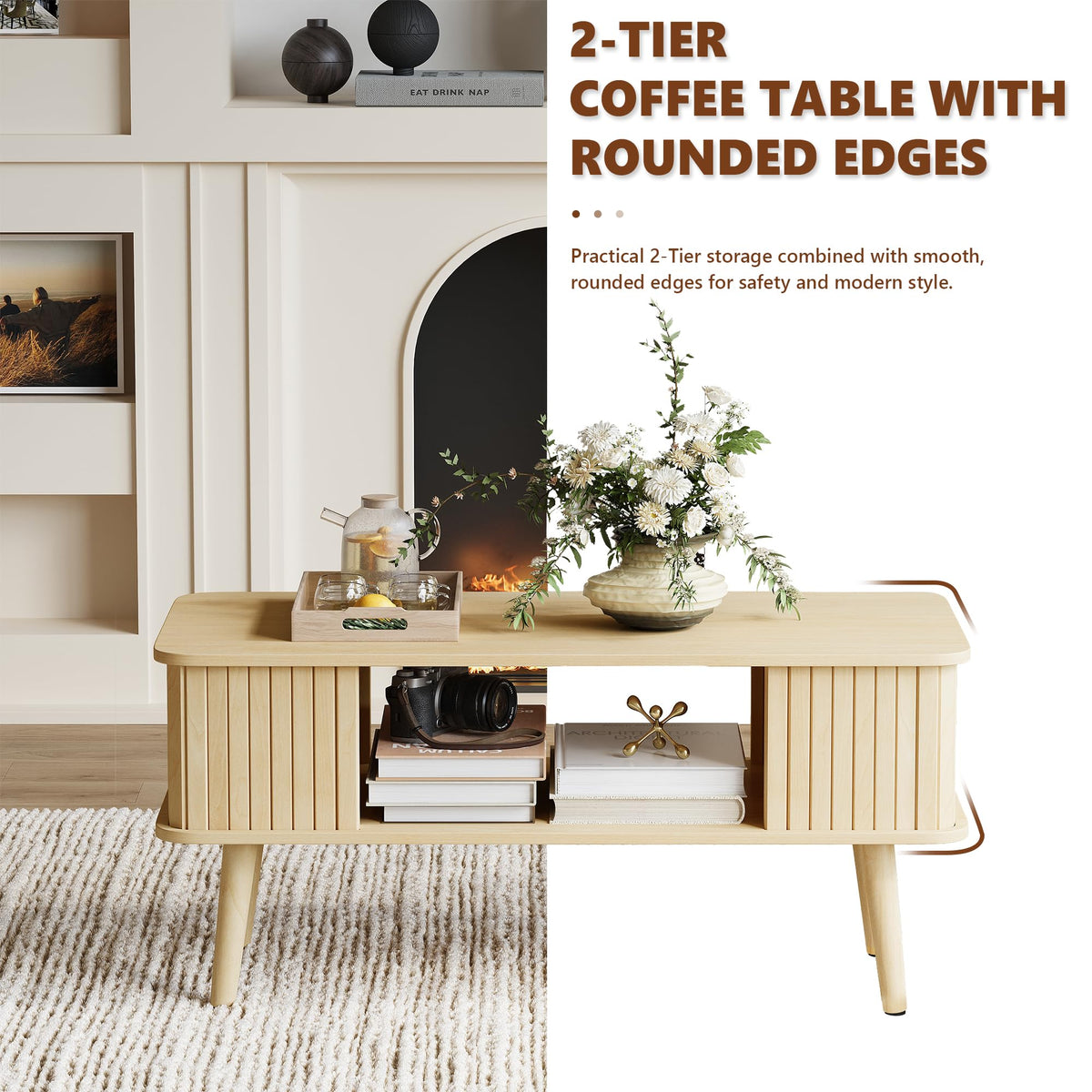 Coffee Table with Storage C35788