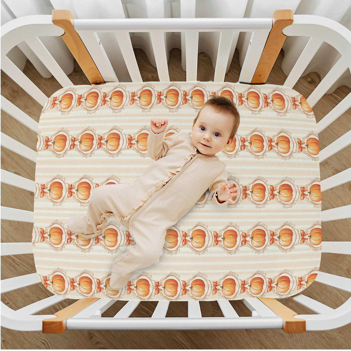 Soft Breathable Microfiber Crib Sheet K204