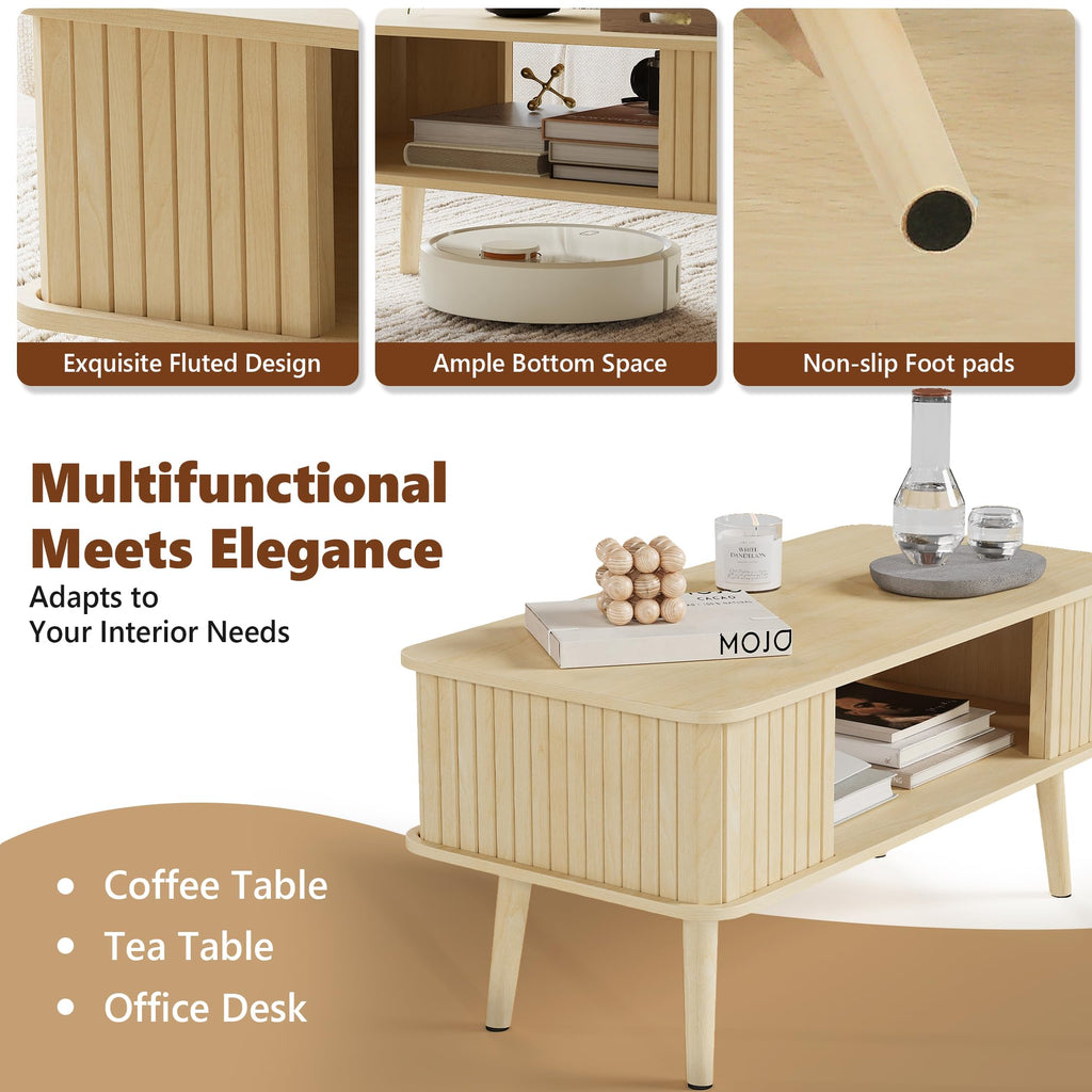 Coffee Table with Storage C35788