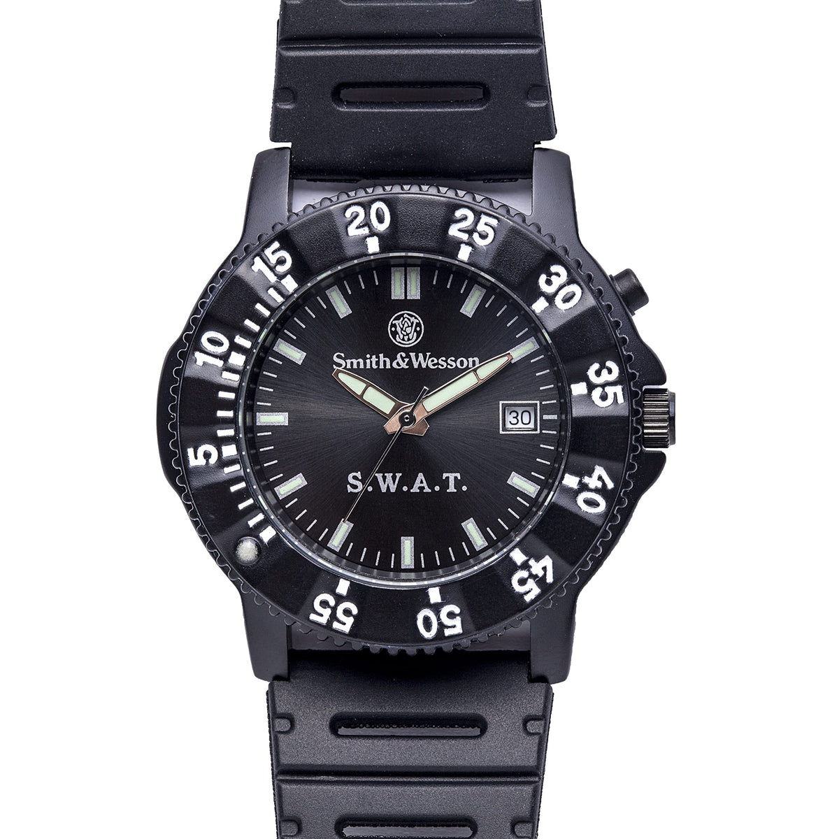 Men's Tactical Watch, 3ATM, Stainless Steel, 40mm Q204809
