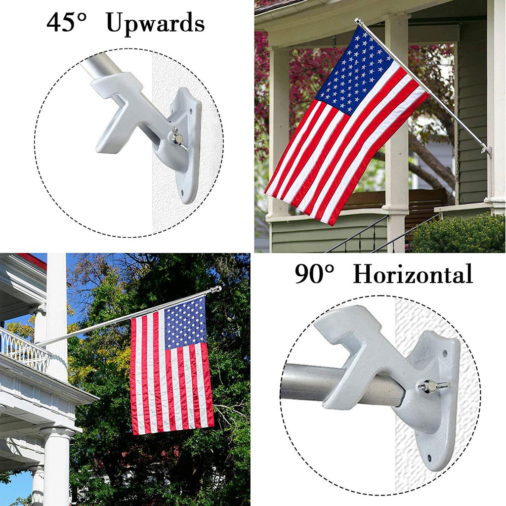 Aluminum 6FT Flag Pole Holder Q9298